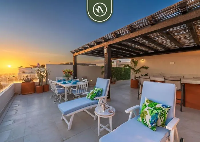 New 2 Bedroom Penthouse Overlooking The Sea Of Cortez Ferienhaus *